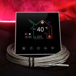 Steam&Water - Smart SAUNA CONTROLLER - Wi-fi контроллер управления электрокаменкой, в черном корпусе, в комплекте с термодатчиком и контактором