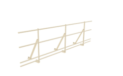 Кровельное ограждение Fachmann KO/ECO/SN-800-2-3000 Фальцевый крепеж RAL