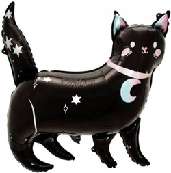 К Фигура Звездная кошка Черный 38''/97 см.
