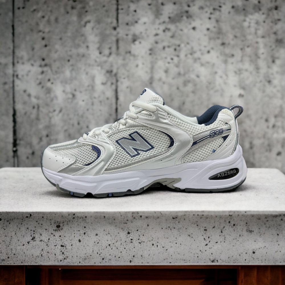 New Balance 530 • White Metallic