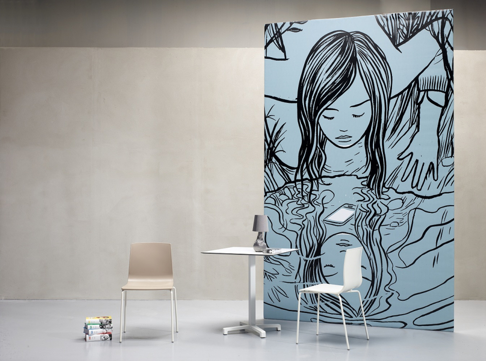 Стул пластиковый Scab Design Alice, лен