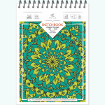 Блокнот-скетчбук SKETCHBOOK 160 формат А5 60 листов на металлическом гребне