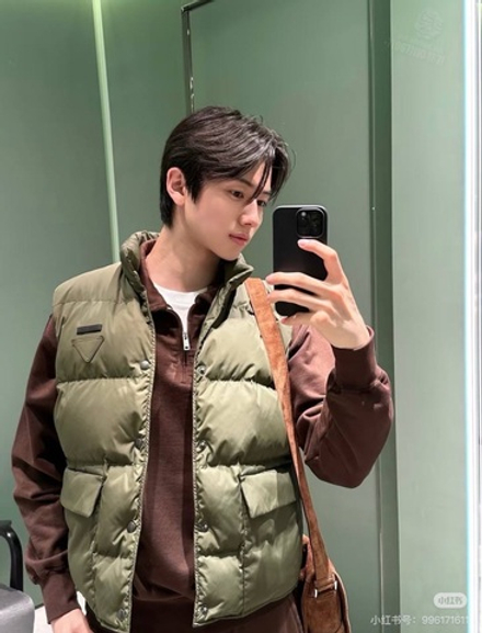 Пуховый жилет Prada