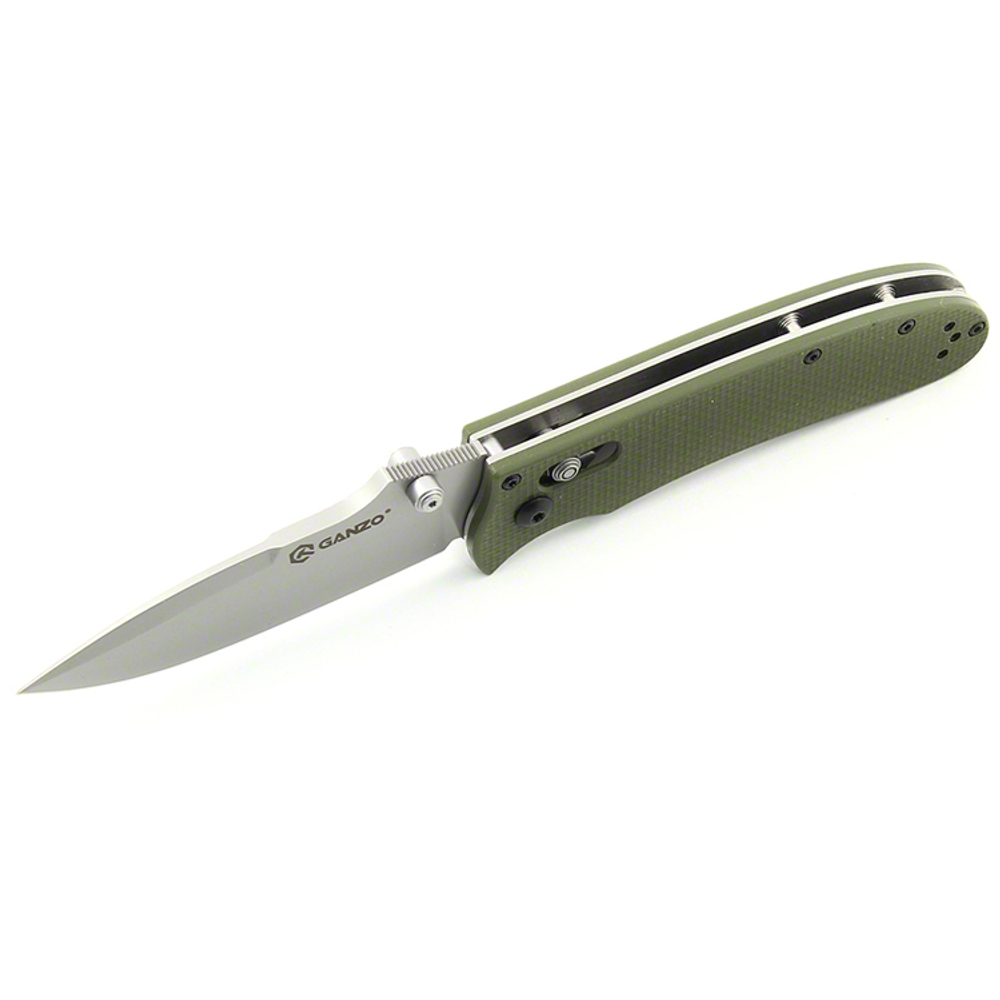 Нож туристический Ganzo G704 зеленый, G704-GR