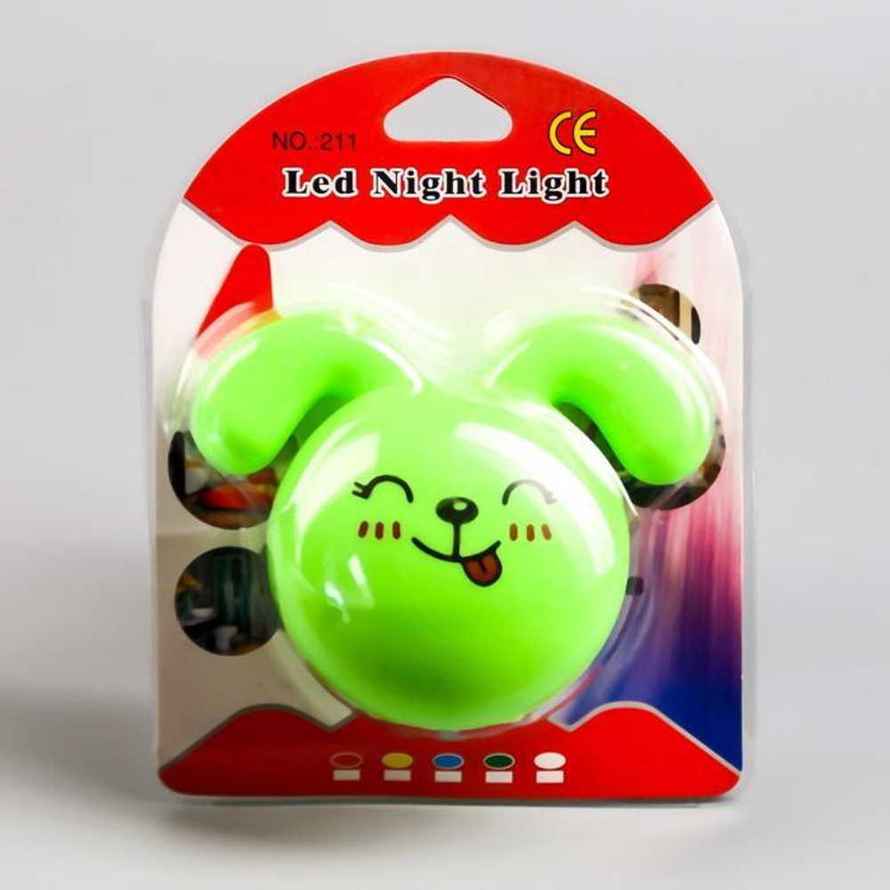 1063868 Ночник LED "Кролик",7 см, 4W (V220) МИКС пластик 1063868