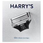 Harry's, сменные кассеты с 5 лезвиями, 12 пастилок