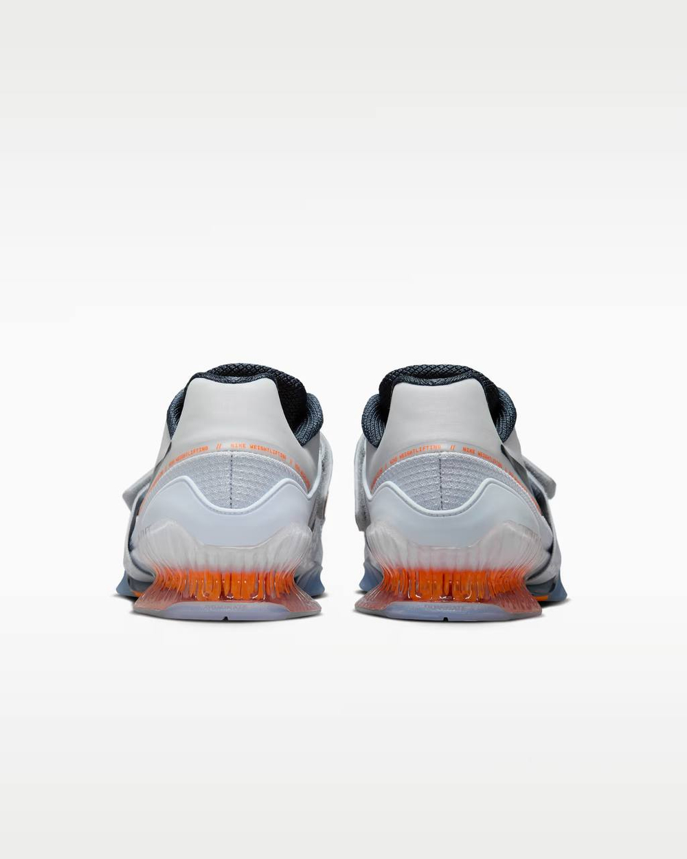 Штангетки Nike Romaleos 4 (Бело-Оранжевые)