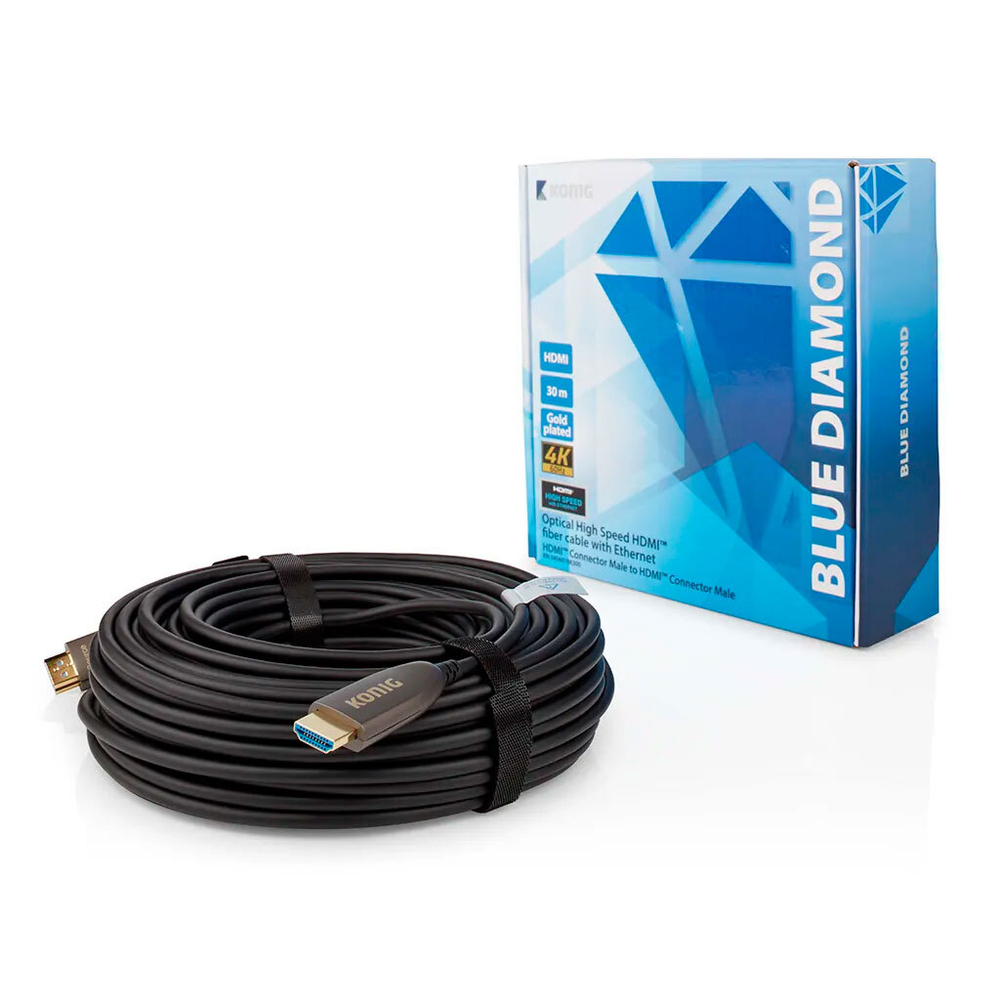 Кабель Konig 4K hdmi AOC Cable 2.0b, 30 метров