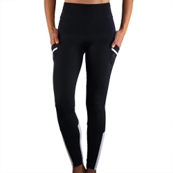 Женские теннисные брюки Endless Twice Tight Women - Black, White
