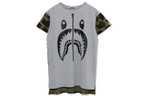 A Bathing Ape Bathing Ape Shark Series Short Sleeved Dresses зеленый