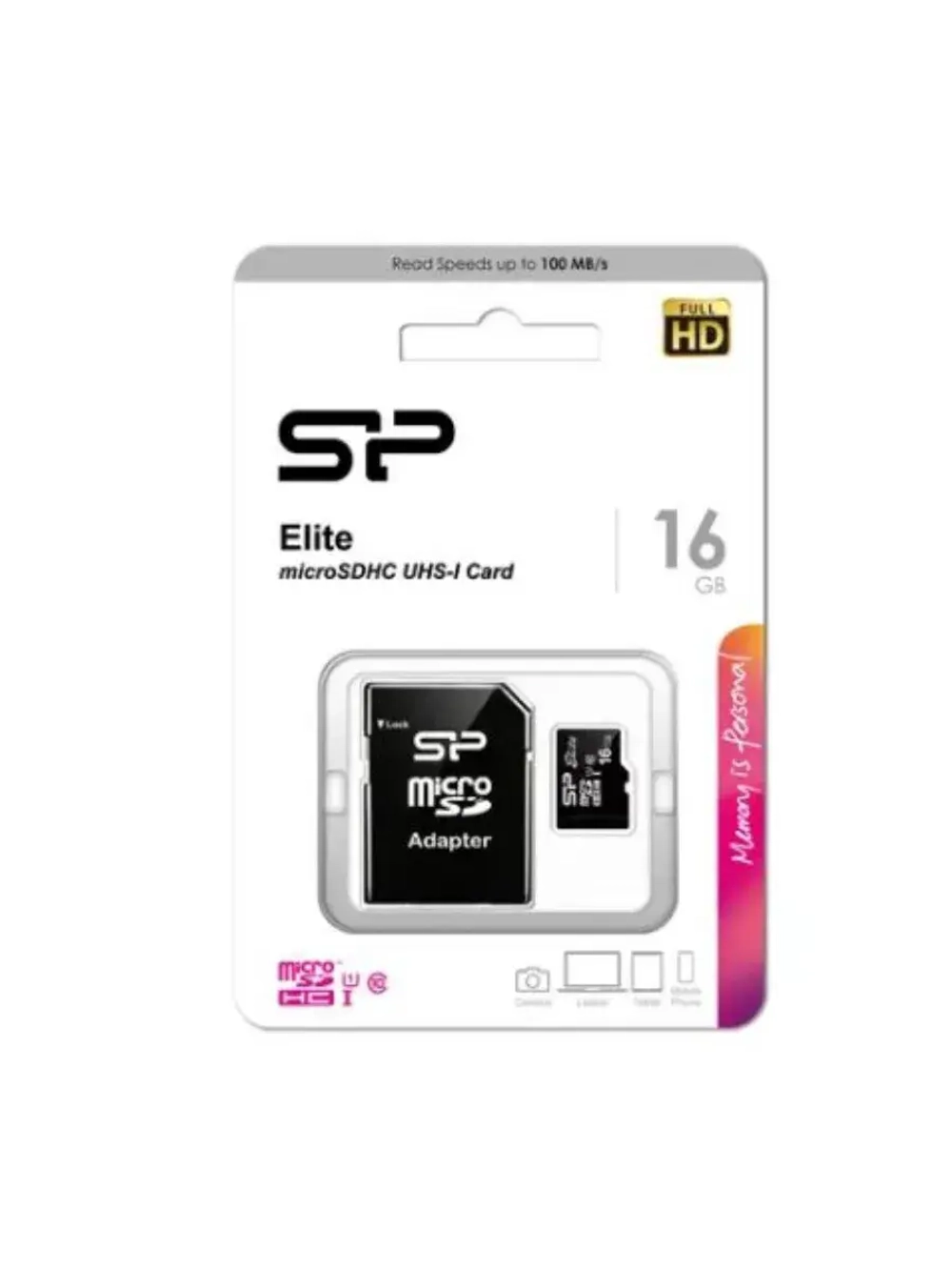 Карта памяти Elite SP016GBSTHBU1V10SP microSDHC 16 ГБ