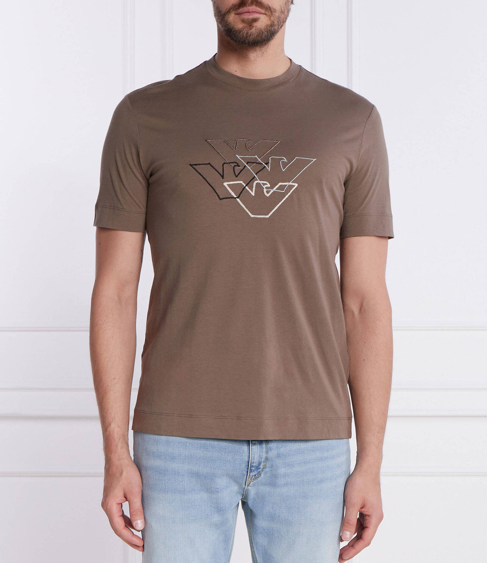 Футболка Emporio Armani - хаки(6R1T74 1JPZZ)