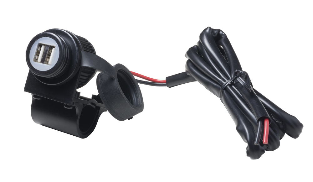 USB-розетка с 2-мя выходами USB на руль 2000А