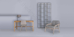 Table design lamp  Read Noon by Zeitraum (Grey)