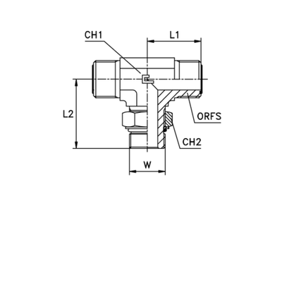 Штуцер FMTA D08-10 ORFS 11/16 - UNF 9/16