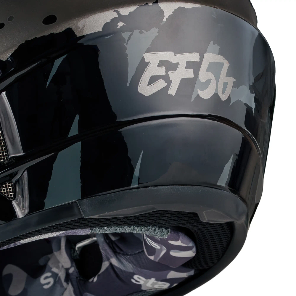 Шлем кроссовый/снегоходный Base MX ABC EF56