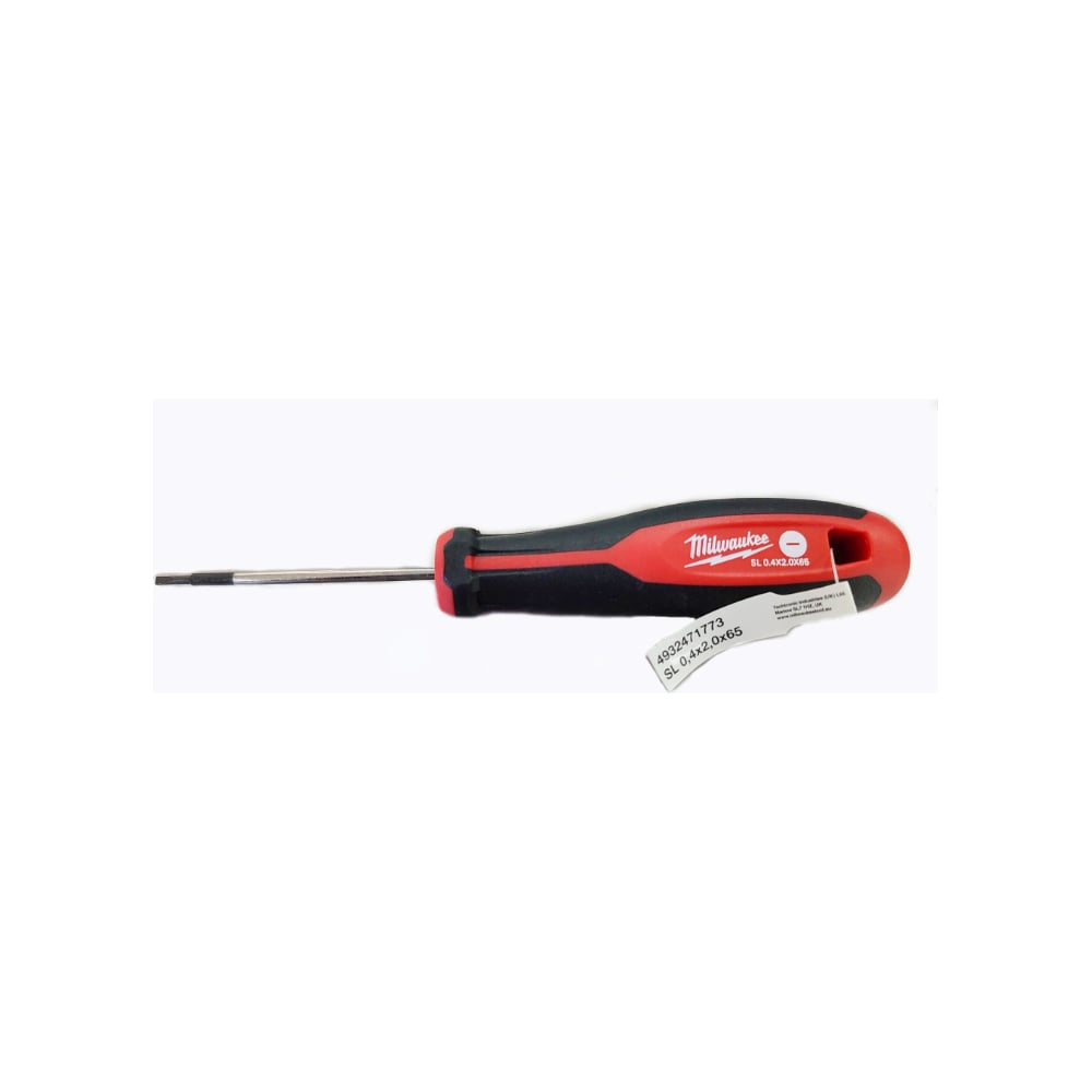 Магнитная отвертка с трехгранной рукояткой Milwaukee SL 0,4x2x65  4932471773