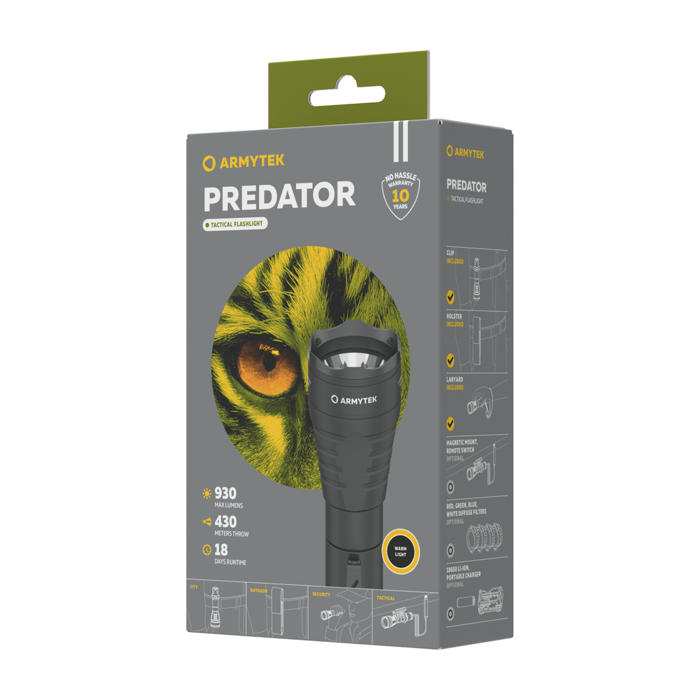 Фонарь Armytek Predator XP-L HI Теплый