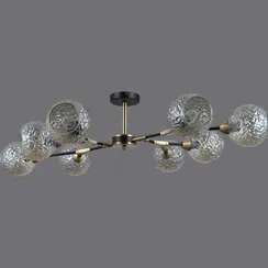 Потолочная люстра  IL0253-8CSQ-79 BK AB ILLUMICO