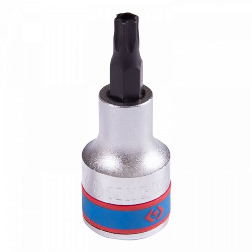 KING TONY (402740) Насадка (бита) торцевая 1/2", Torx, T40, L = 60 мм, с отверстием