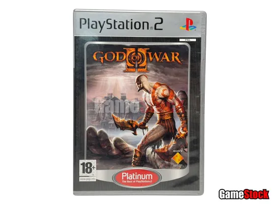 PS2 Platinum God of War 2 (Б/У, Полностью на русском языке, SCES-54206, PAL)