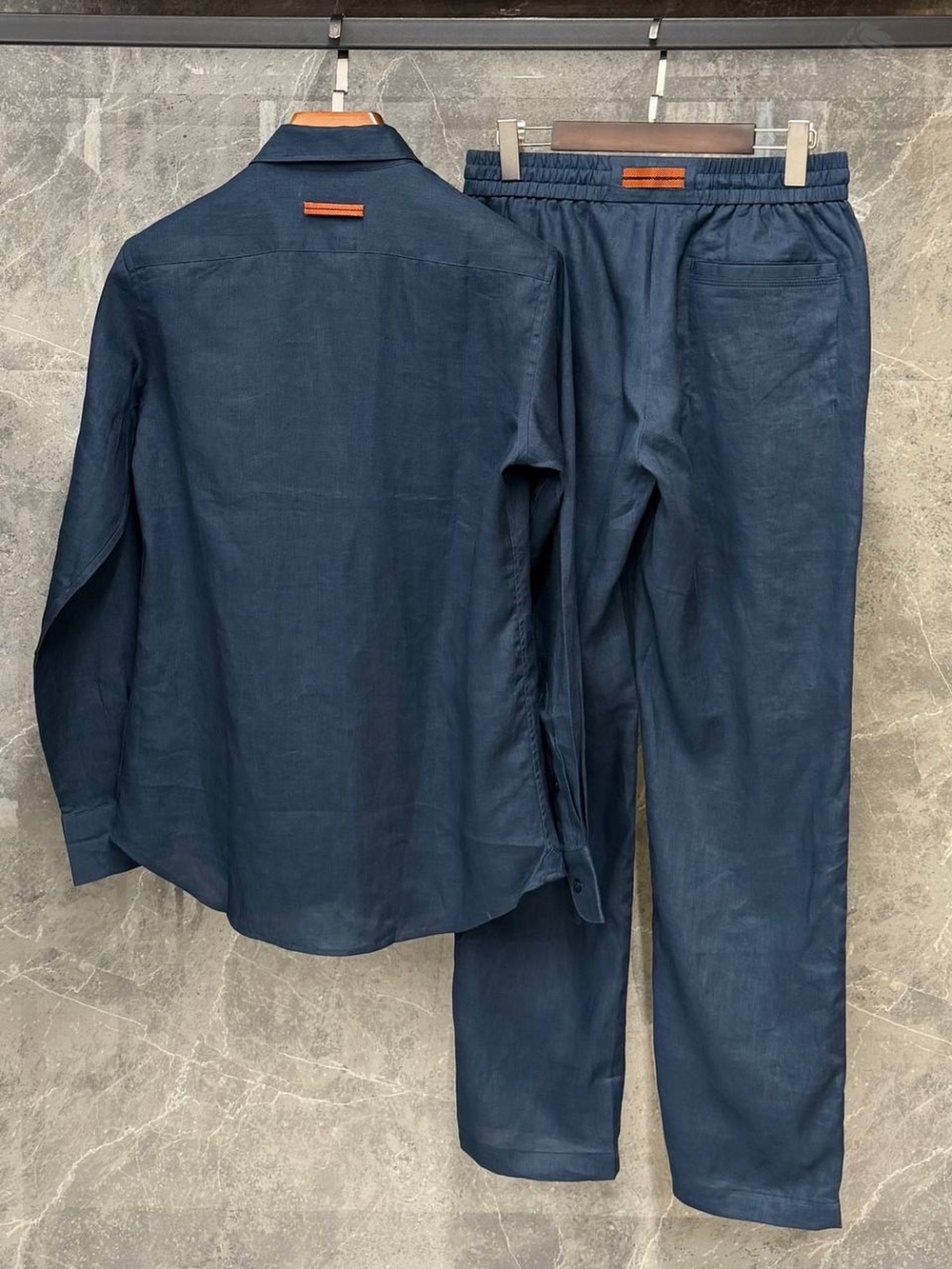 Льняной костюм Zegna