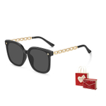 LILY&LOTTY PC Square Sunglasses Unisex Black