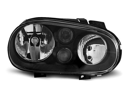 Передние фары VW Golf 4 black