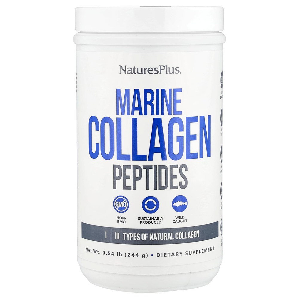 NaturesPlus, пептиды морского коллагена, 244 г (0,54 фунта)