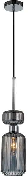 Подвесной светильник Gloss 1141/1S Chrome/Smoke Escada