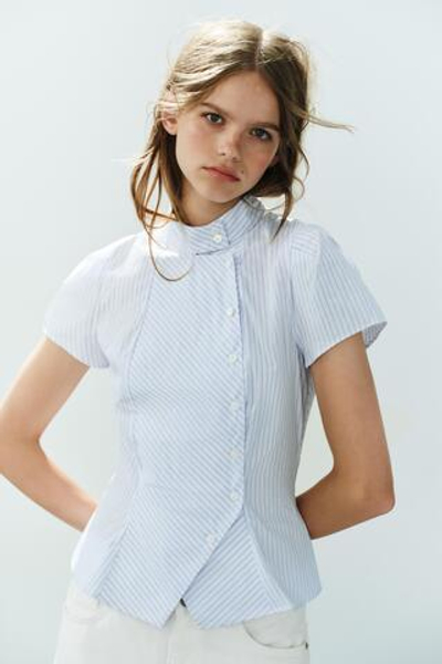 РУБАШКА С КОРОТКИМИ РУКАВАМИ — ZARA