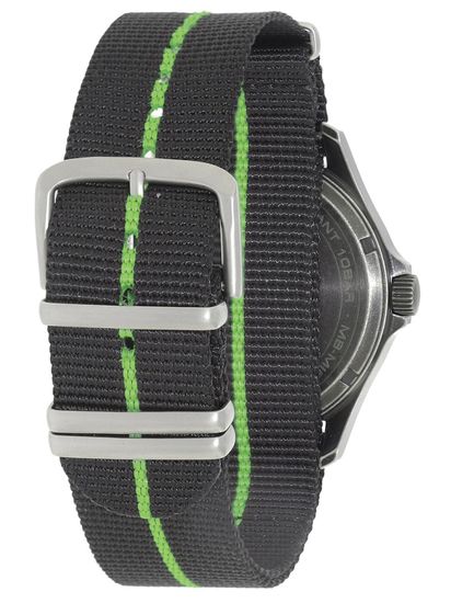 Наручные часы Traser P67 OFFICER PRO Gunmetal Black/Lime 107426 (нато)