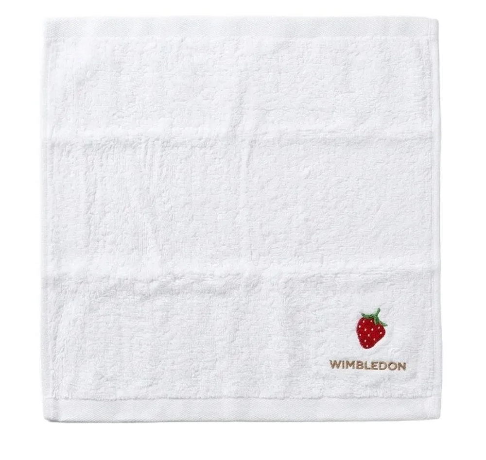 Полотенце теннисное Wimbledon Themed Face Towel Set 5P - white