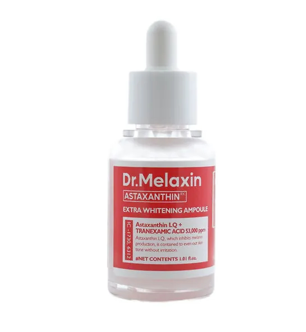 Осветляющая сыворотка с астаксантином Dr.Melaxin Astaxanthin Extra Whitening Ampoule, 30мл