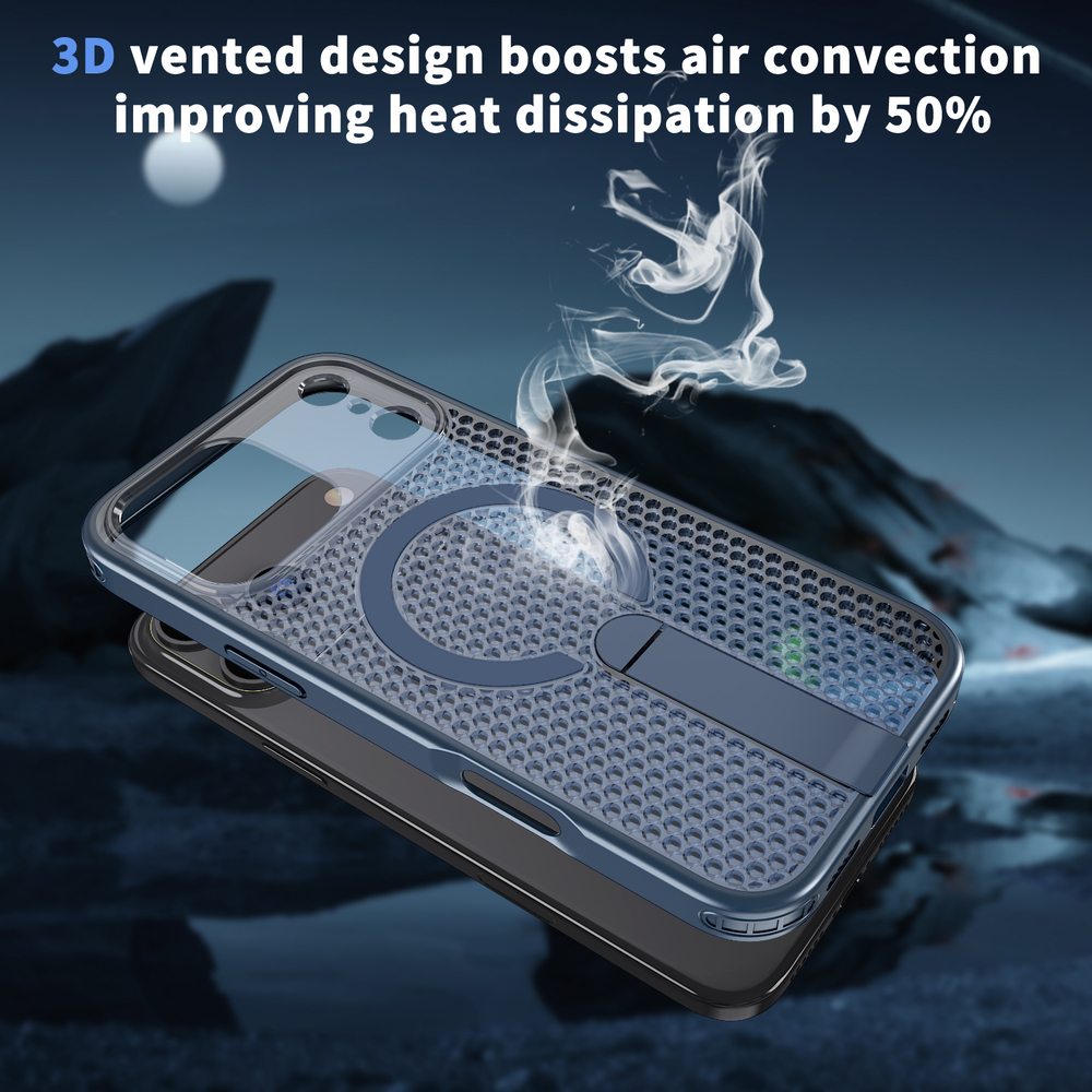 Прозрачный чехол Mesh Pro Magnetic Case для iPhone 17 Pro