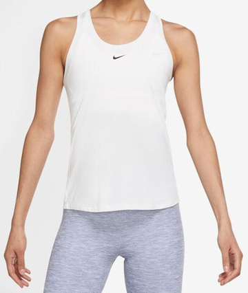 Женский топ теннисный Nike Dri-Fit One Slim Tank W - белый