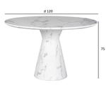 Стол обеденный Garda Decor белый d120*75 см