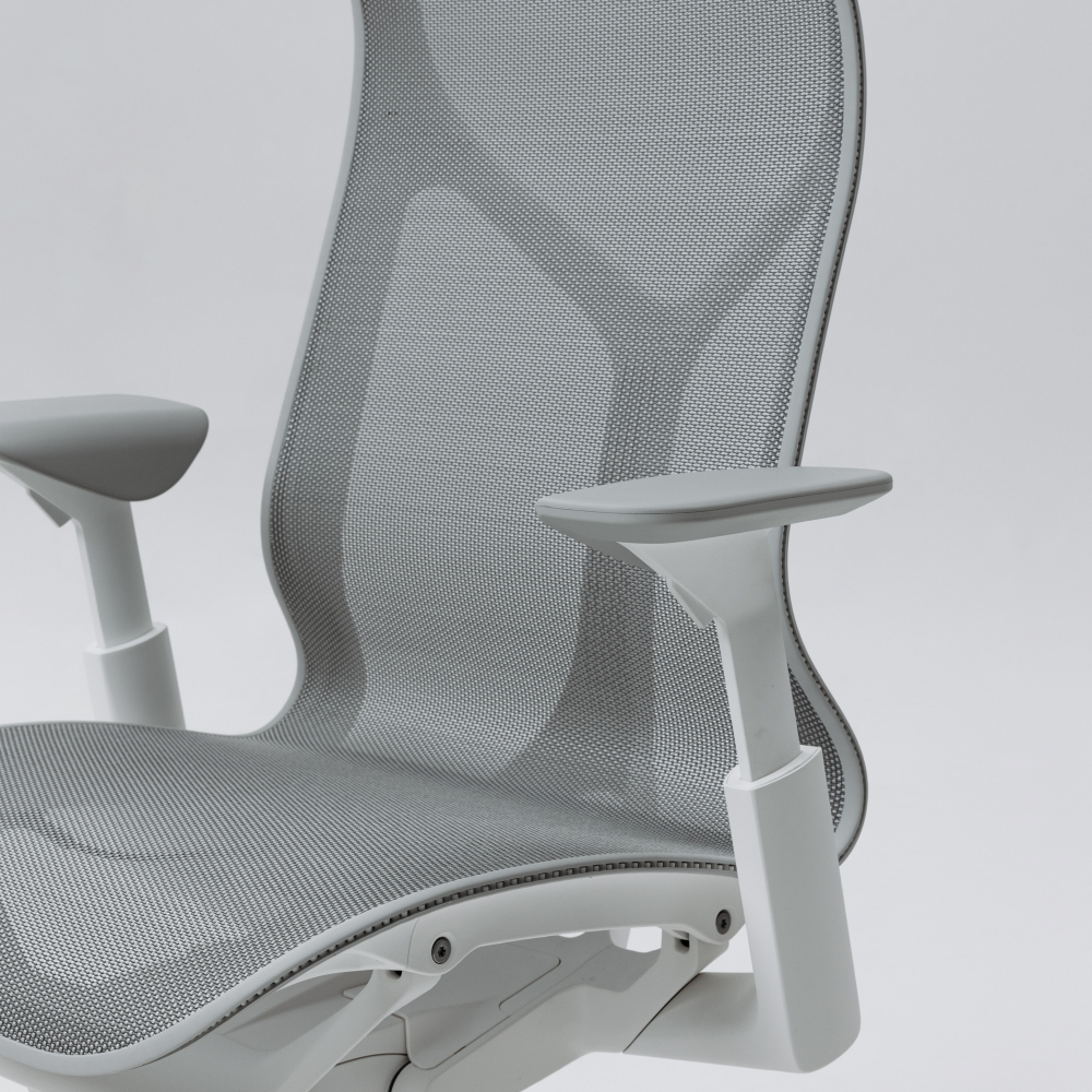 Кресло Herman Miller Cosm, высокая спинка, цвет Mineral, регулируемые подлокотники