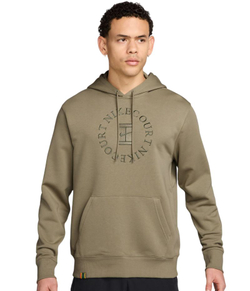 Куртка теннисная Nike Court Heritage French Terry Tennis Pullover - neutral olive/medium olive
