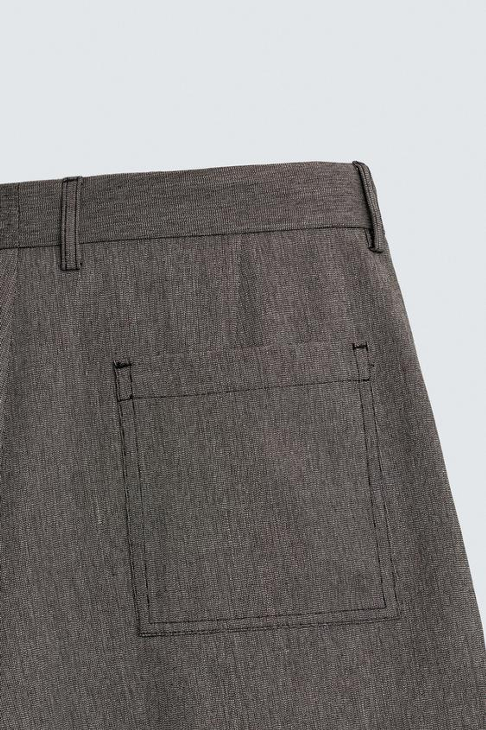ZARA ШОРТЫ КАРГО RELAXED WIDE FIT, ТЕМНЫЙ РЫЖЕВАТО-КОРИЧНЕВЫЙ