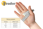 Перчатка-бильярдная Feudor Sport black S