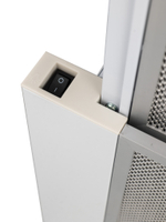 Кухонная вытяжка MACBI встраиваемая MT60-3 1100м3/ч WHITE/Белая, панель: металл