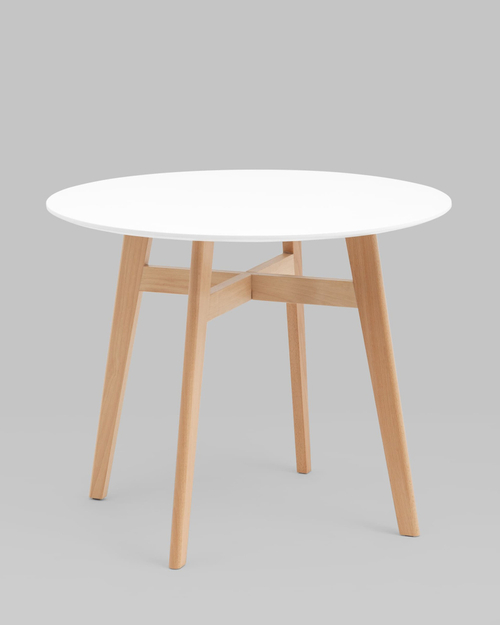 Стол обеденный Target Circle 90*90 белый