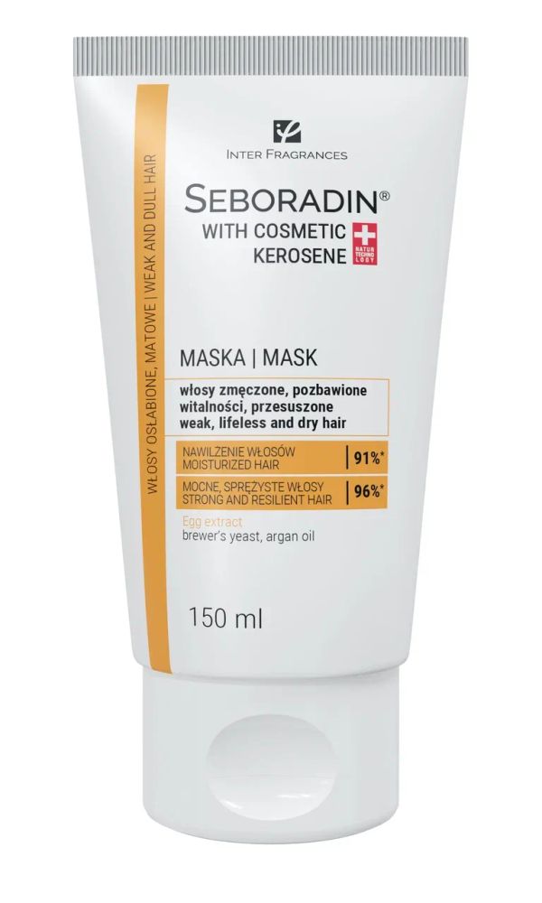 Маска Seboradin WITH COSMETIC KEROSENE для блеска волос 150 мл