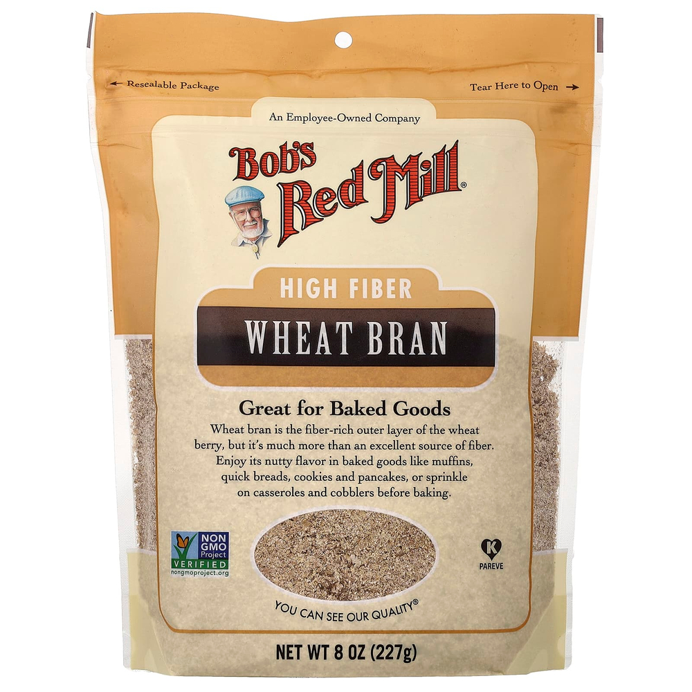 Bob's Red Mill, Пшеничные отруби, 227 г (8 унций)