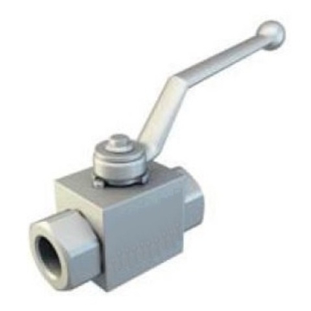 Кран 2-х ходовой шаровый BSP 1.1/2" DN25 P=350 с отверстиями для монтажа VERSO