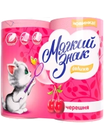 Бумага туалетная МЯГКИЙ ЗНАК Deluxe 2 сл., 4 рул., Черешня