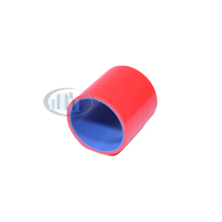Патрубок соединительный (D= 76 mm, L= 80 mm) УРАЛ ЯМЗ синий MVQ (4320Я3-1109043) ПТП