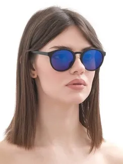 Очки солнцезащитные "OneSun", uv 400, 13 х 13.5 х 5 см, линза 5 х 4.5 см, фиолетовые