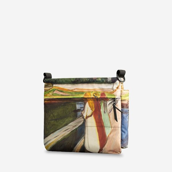 Сумка Crossbody Девушки на мосту (Эдвард Мунк) зеленый - фото 2